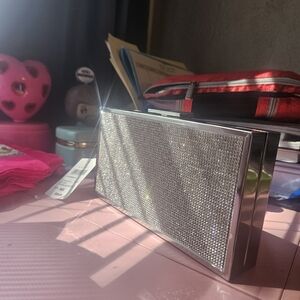 Windsor Silver Rhinestone Clutch